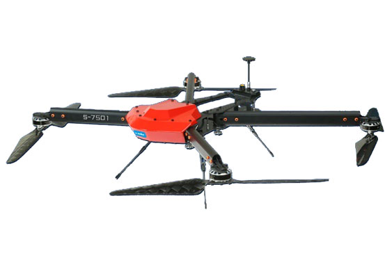 S-7501超長(zhǎng)航時(shí)四旋翼電動(dòng)無人飛行平臺(tái)
